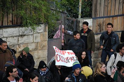 לא לנישול - הפגנה שבועית בשייח' ג'ראח